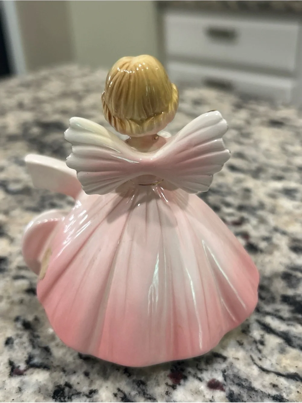 Josef Original 6 Year Old Birthday Angel Girl Figurine Cake Topper/ Shelf Sitter